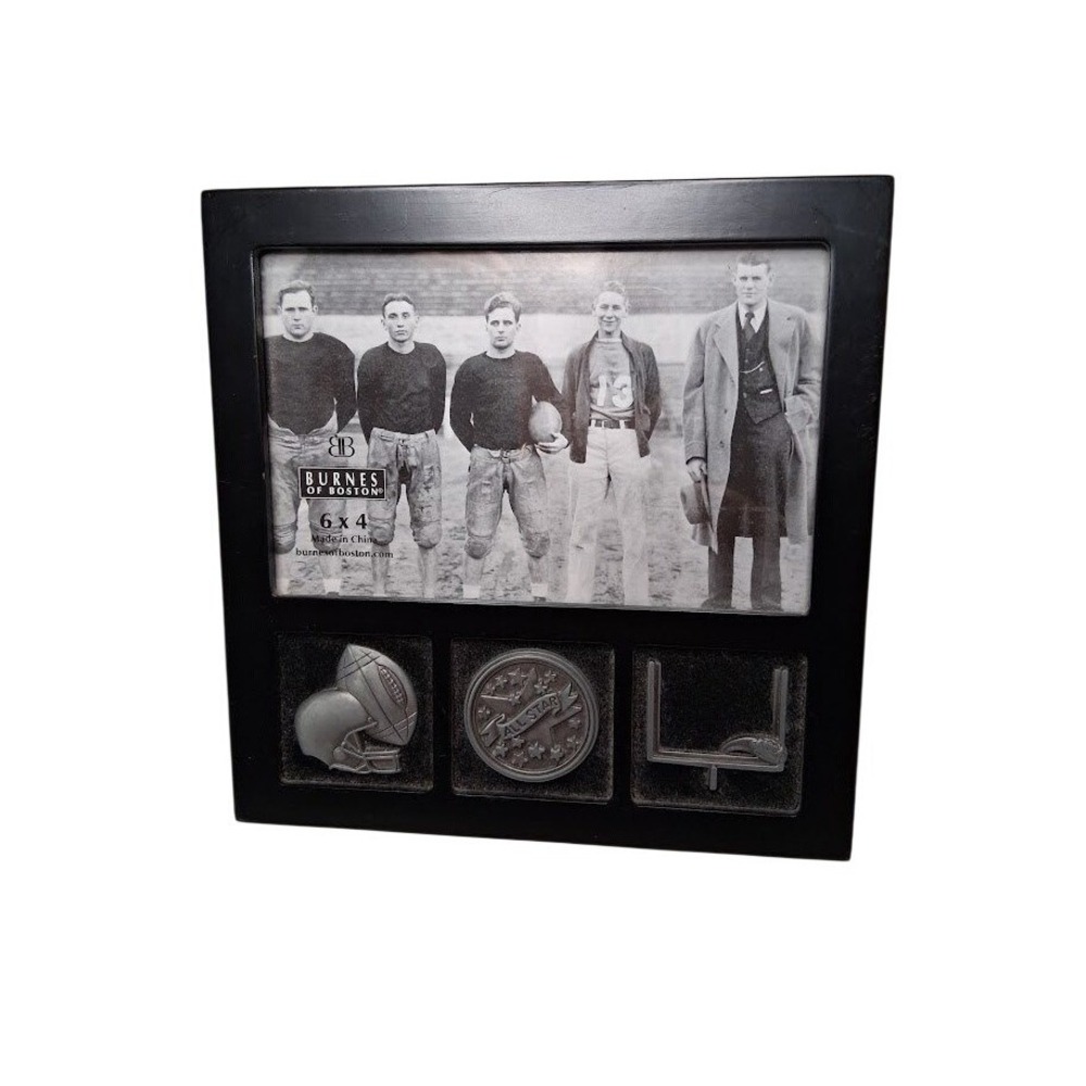 Burnes of Boston Football Theme 4x6 Picture Frame